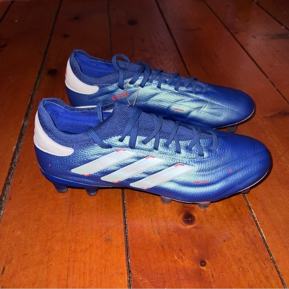 ***NWT*** Adidas COPA PURE 2+ FG Blue & White Soccer Cleats - Picture 5 of 8